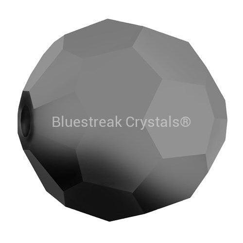 Preciosa Beads Round Jet Hematite Half Coated-Preciosa Beads-3mm - Pack of 25-Bluestreak Crystals