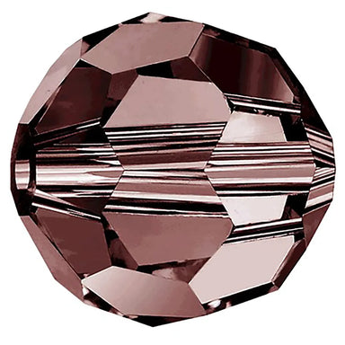 Preciosa Beads Round Light Burgundy - Bluestreak Crystals
