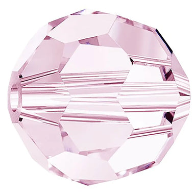 Preciosa Beads Round Light Rose - Bluestreak Crystals