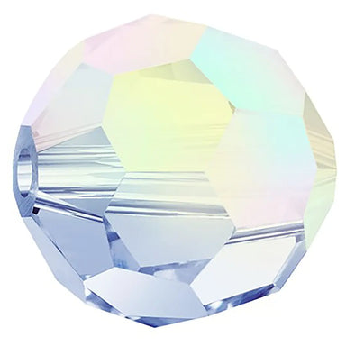 Preciosa Beads Round Light Sapphire AB - Bluestreak Crystals