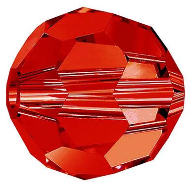 Preciosa Beads Round Light Siam - Bluestreak Crystals