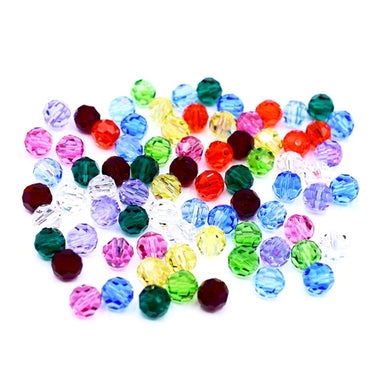 Preciosa Beads Round Mix Rainbow - Bluestreak Crystals