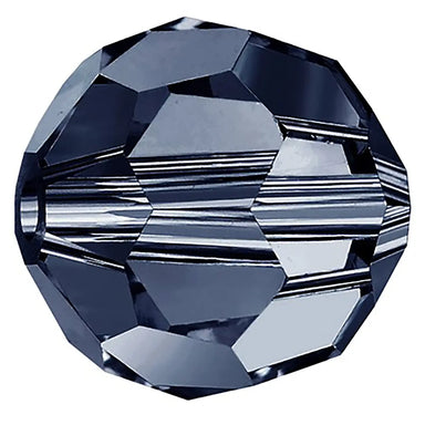Preciosa Beads Round Montana - Bluestreak Crystals