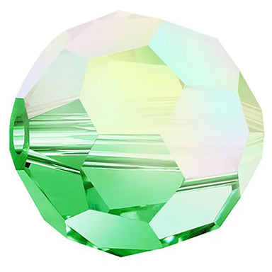 Preciosa Beads Round Peridot AB - Bluestreak Crystals