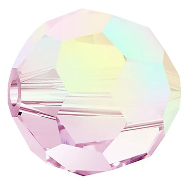 Preciosa Beads Round Pink Sapphire AB - Bluestreak Crystals