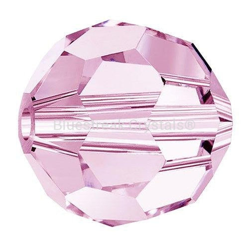 Preciosa Beads Round Pink Sapphire-Preciosa Beads-4mm - Pack of 25-Bluestreak Crystals