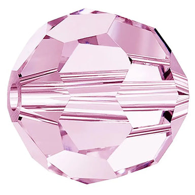 Preciosa Beads Round Pink Sapphire - Bluestreak Crystals