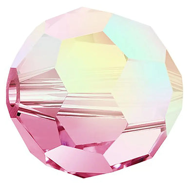 Preciosa Beads Round Rose AB - Bluestreak Crystals