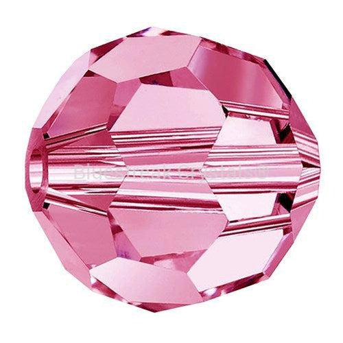 Preciosa Beads Round Rose-Preciosa Beads-4mm - Pack of 25-Bluestreak Crystals