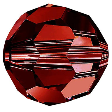 Preciosa Beads Round Siam - Bluestreak Crystals