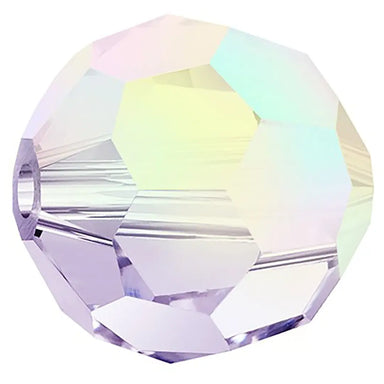 Preciosa Beads Round Violet AB - Bluestreak Crystals