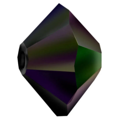 Preciosa Beads Spacer Jet AB - Bluestreak Crystals