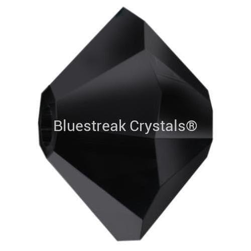 Preciosa Beads Spacer Jet-Preciosa Beads-3x5mm - Pack of 50-Bluestreak Crystals
