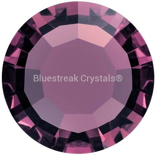 Preciosa Chatons Channel Round Stones Amethyst UNFOILED-Preciosa Chatons & Round Stones-SS29 (6.25mm)- Pack of 25-Bluestreak Crystals