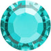 Preciosa Chatons Channel Round Stones Aqua Bohemica UNFOILED - Bluestreak Crystals