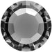 Preciosa Chatons Channel Round Stones Black Diamond UNFOILED - Bluestreak Crystals