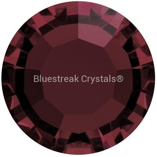 Preciosa Chatons Channel Round Stones Burgundy UNFOILED-Preciosa Chatons & Round Stones-SS29 (6.25mm)- Pack of 25-Bluestreak Crystals