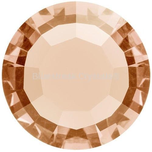 Preciosa Chatons Channel Round Stones Light Peach UNFOILED - Bluestreak Crystals