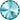 Preciosa Chatons Rivoli Round Stones Aqua Bohemica - Bluestreak Crystals