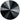 Preciosa Chatons Rivoli Round Stones Jet - Bluestreak Crystals