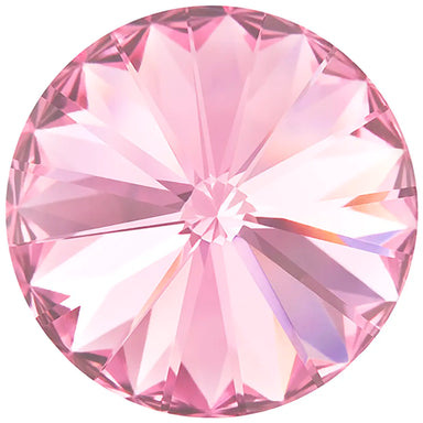 Preciosa Chatons Rivoli Round Stones Light Rose - Bluestreak Crystals
