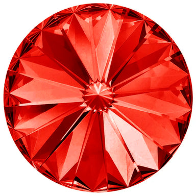 Preciosa Chatons Rivoli Round Stones Light Siam - Bluestreak Crystals