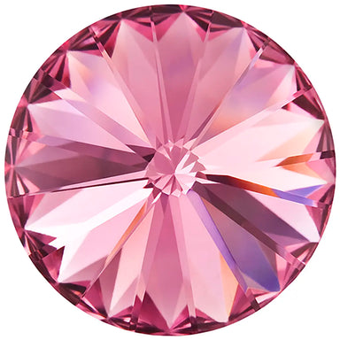 Preciosa Chatons Rivoli Round Stones Rose - Bluestreak Crystals