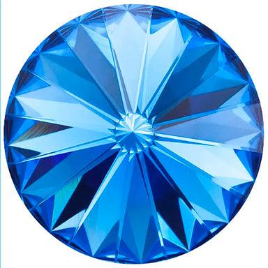 Preciosa Chatons Rivoli Round Stones Sapphire - Bluestreak Crystals