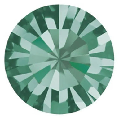 Preciosa Chatons Round Stones Blue Zircon - Bluestreak Crystals