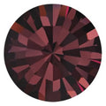 Preciosa Chatons Round Stones Burgundy - Bluestreak Crystals
