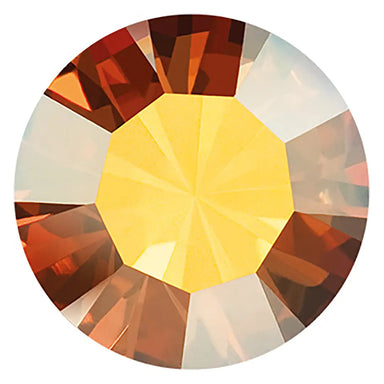 Preciosa Chatons Round Stones Crystal Sunrise - Bluestreak Crystals