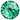Preciosa Chatons Round Stones Erinite - Bluestreak Crystals
