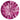 Preciosa Chatons Round Stones Fuchsia - Bluestreak Crystals