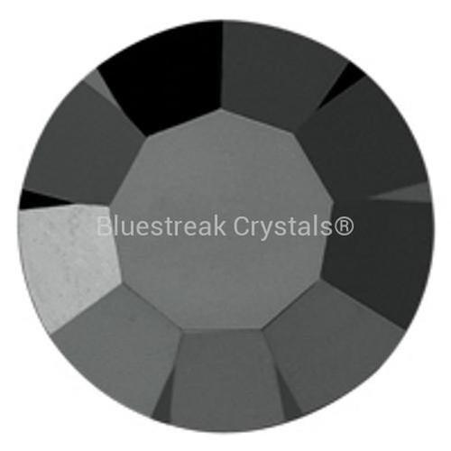 Preciosa Chatons Round Stones Jet Hematite UNFOILED-Preciosa Chatons & Round Stones-PP3 (1.00mm) - Pack of 100-Bluestreak Crystals