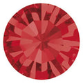 Preciosa Chatons Pure Round Stones Light Siam UNFOILED - Bluestreak Crystals