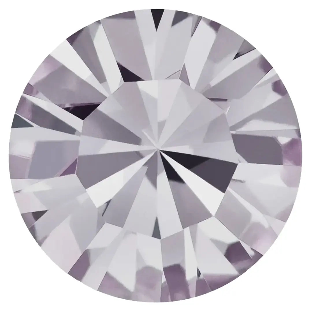 Preciosa Chatons Round Stones Lilac Ash - Bluestreak Crystals