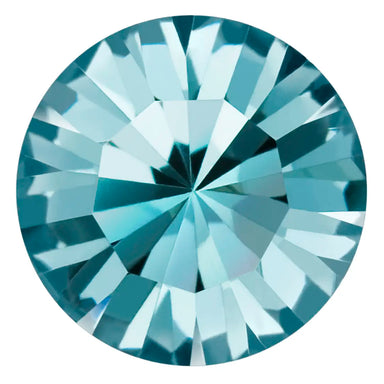 Preciosa Chatons Round Stones Smoked Sapphire - Bluestreak Crystals