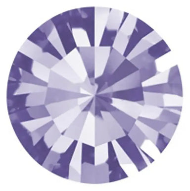 Preciosa Chatons Round Stones Tanzanite - Bluestreak Crystals