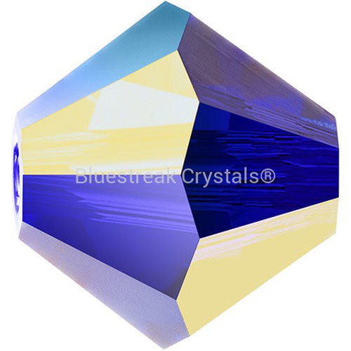 Preciosa Colour Sample Service Beads - AB Colours-Bluestreak Crystals® Sample Service-Cobalt Blue AB 2X-Bluestreak Crystals