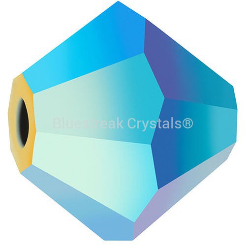 Preciosa Colour Sample Service Beads - AB Colours-Bluestreak Crystals® Sample Service-Jet AB 2X-Bluestreak Crystals
