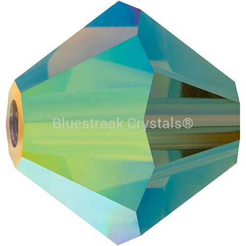 Preciosa Colour Sample Service Beads - AB Colours-Bluestreak Crystals® Sample Service-Olivine AB 2X-Bluestreak Crystals