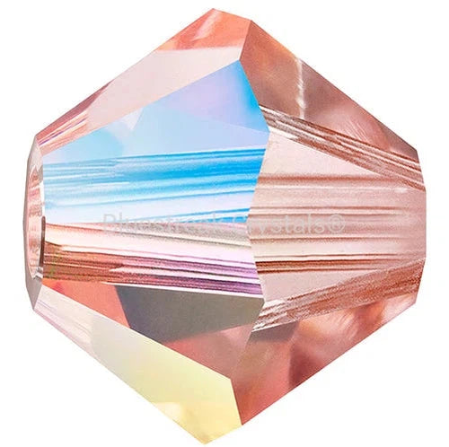 Preciosa Colour Sample Service Beads - AB Colours-Bluestreak Crystals® Sample Service-Rose Peach AB-Bluestreak Crystals