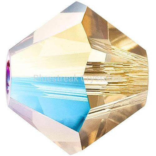Preciosa Colour Sample Service Beads - Crystal Coating Colours-Bluestreak Crystals® Sample Service-Light Colorado Topaz Glitter-Bluestreak Crystals