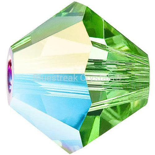Preciosa Colour Sample Service Beads - Crystal Coating Colours-Bluestreak Crystals® Sample Service-Peridot Glitter-Bluestreak Crystals