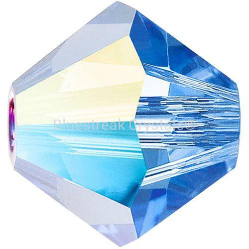Preciosa Colour Sample Service Beads - Crystal Coating Colours-Bluestreak Crystals® Sample Service-Sapphire Glitter-Bluestreak Crystals
