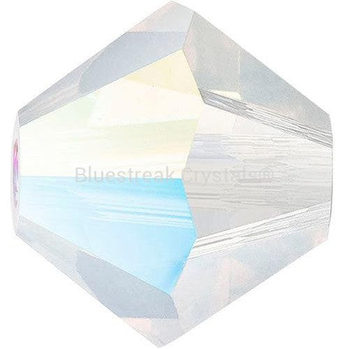 Preciosa Colour Sample Service Beads - Crystal Coating Colours-Bluestreak Crystals® Sample Service-White Opal Glitter-Bluestreak Crystals