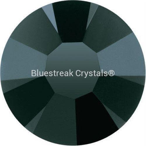 Preciosa Colour Sample Service - Flatback Crystals Plain & Opal Colours-Bluestreak Crystals® Sample Service-Jet UNFOILED-Bluestreak Crystals
