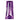 Preciosa Cubic Zirconia Baguette Tapered Cut Amethyst - Bluestreak Crystals