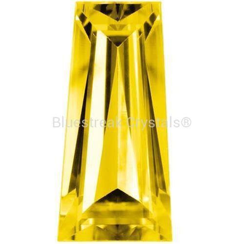 Preciosa Cubic Zirconia Baguette Tapered Cut Gold-Preciosa Cubic Zirconia-2.00x1.50x1.00mm - Pack of 200 (Wholesale)-Bluestreak Crystals