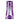 Preciosa Cubic Zirconia Baguette Tapered Cut Purple - Bluestreak Crystals